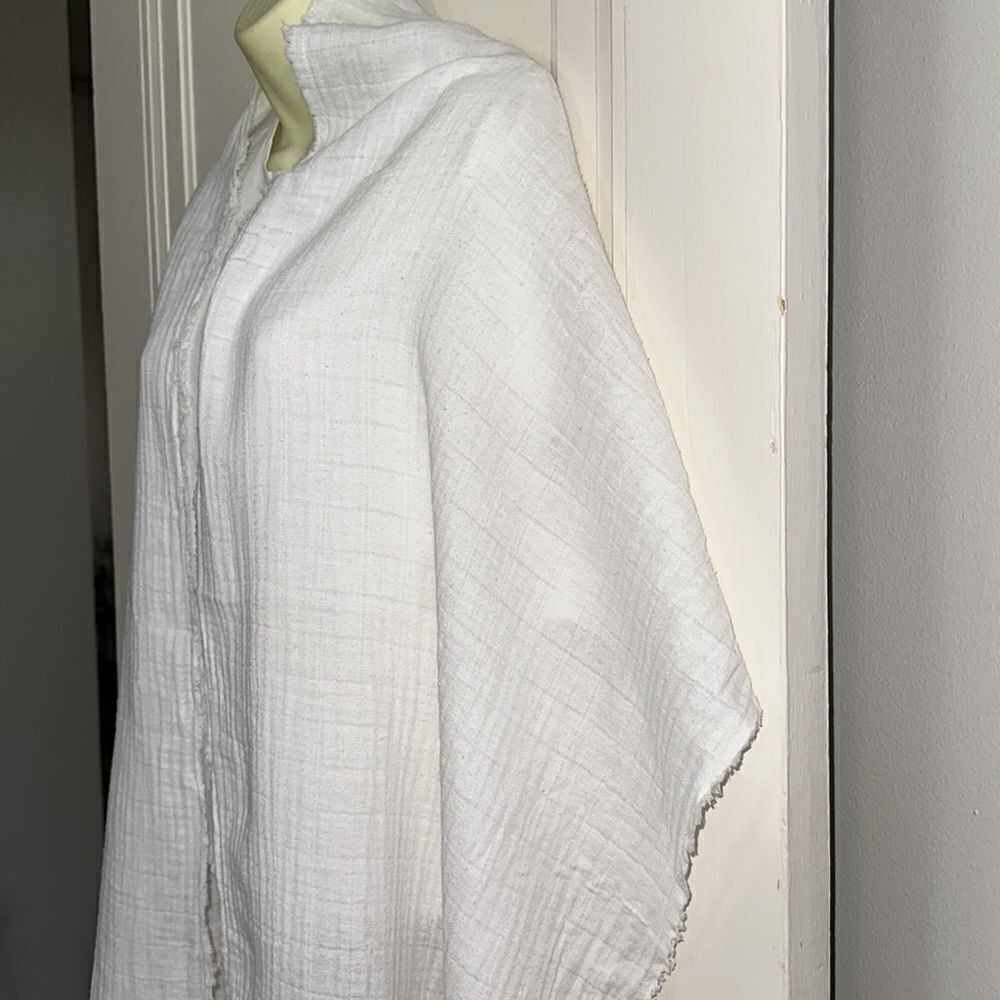 Jewel Toffier double layer crinkle cloth cotton wrap or shawl - Picture 2 of 8